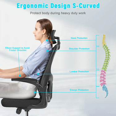 Ergonomic Adjustable Gaming Chair: Ideal for the Home, Office or Gaming Setup from NSE Imports #2.